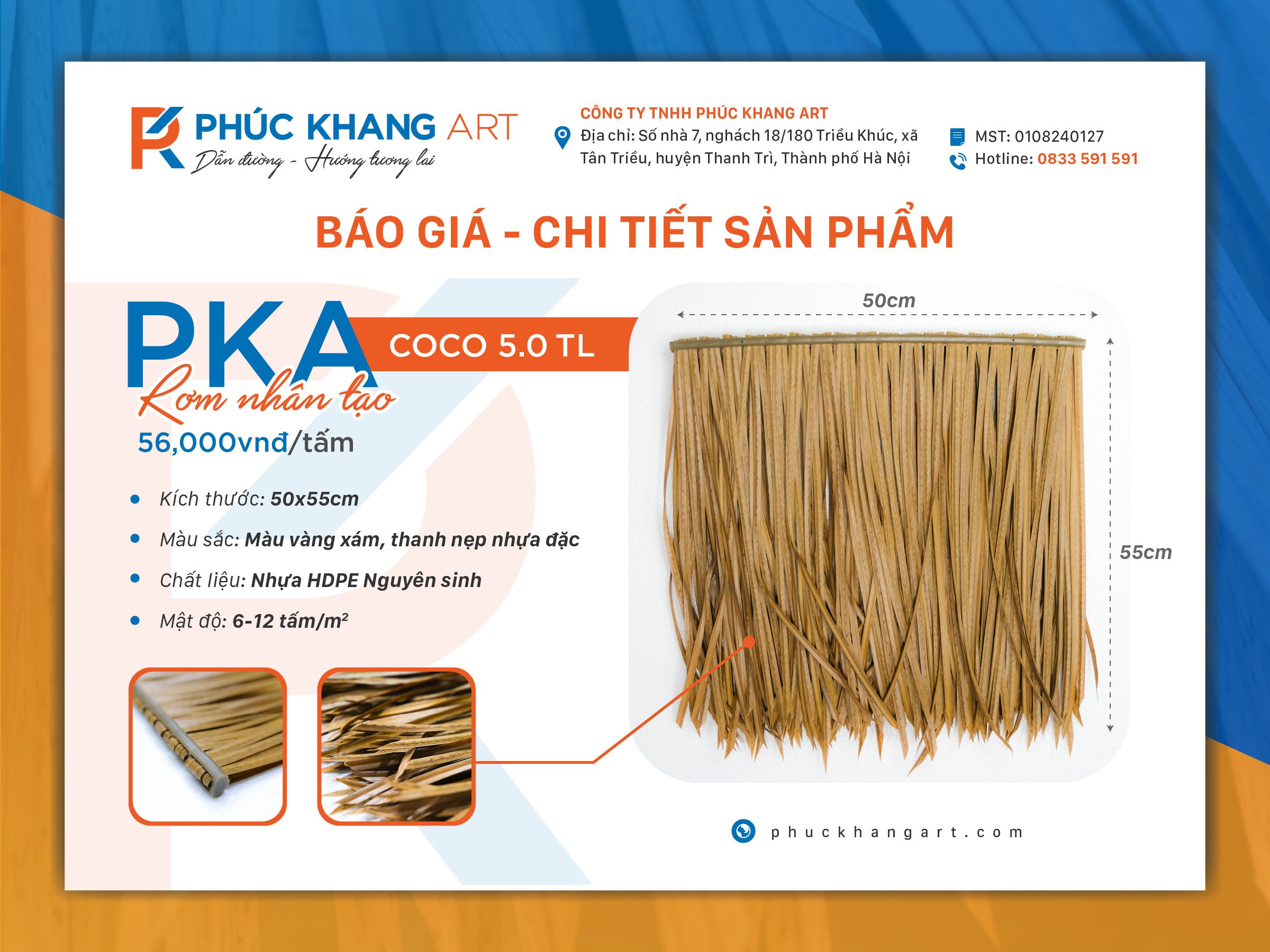 Bảng báo giá chi tiết rơm nhân tạo cập nhật mới nhất